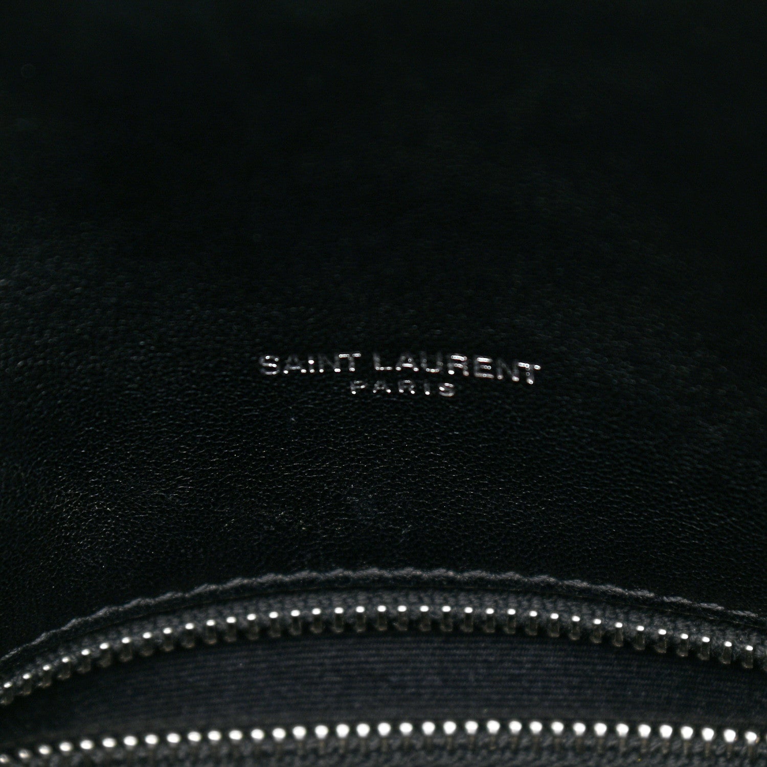 Saint Laurent Lambskin Quilted Small Loulou Puffer Monogram Chain Satchel Black 6 of 11