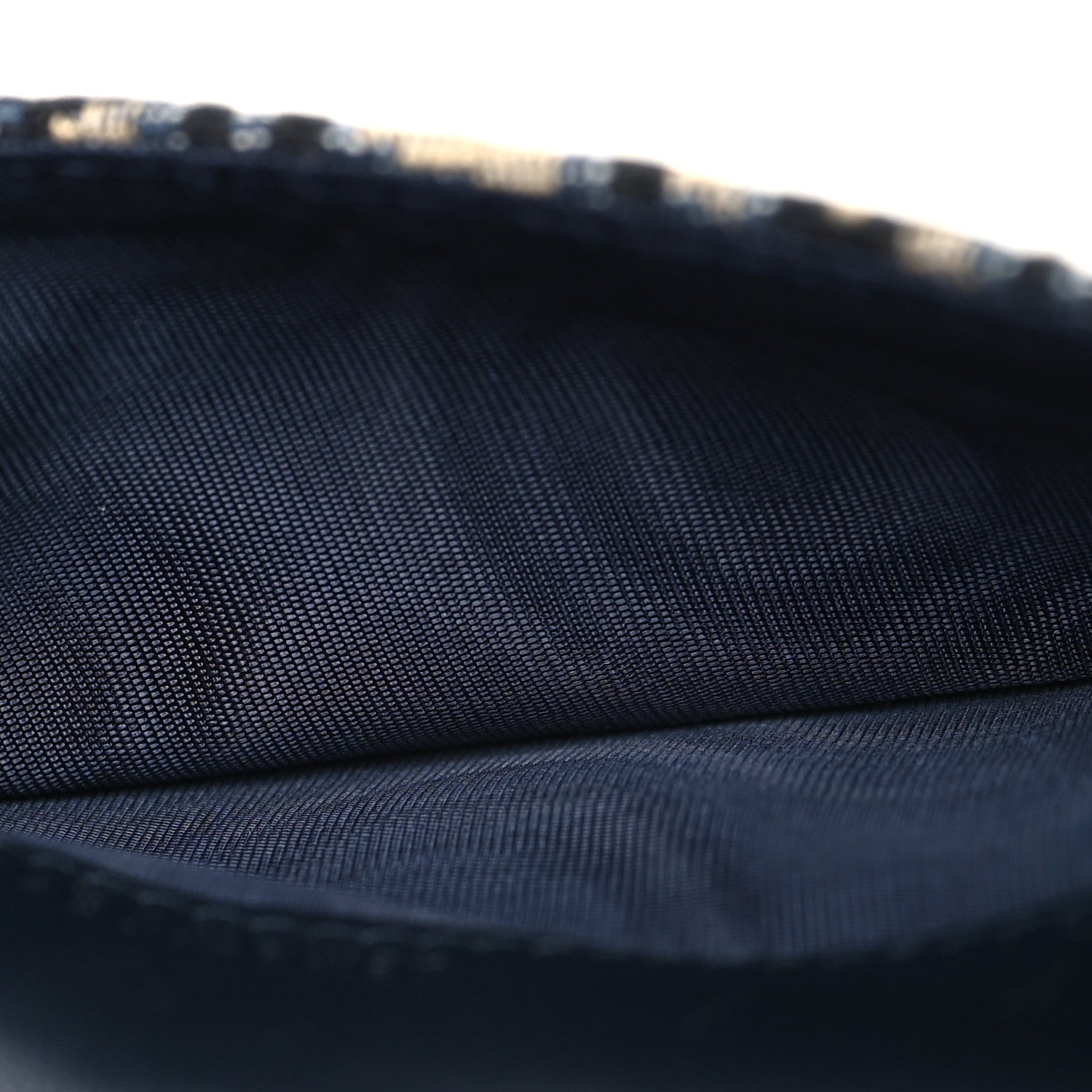 Christian Dior Oblique Saddle Cosmos Zipped Card Holder Blue 6 of 8