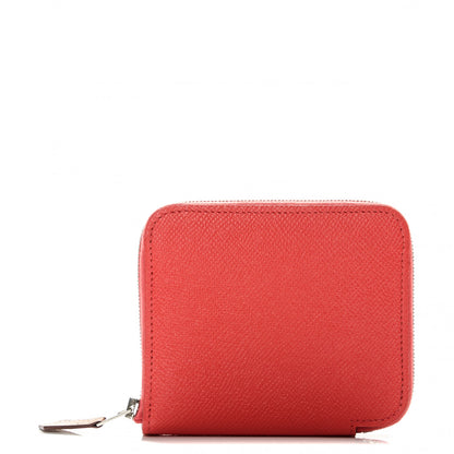 Hermes Epsom Silk'in Compact Wallet Rose Jaipur 1 of 7