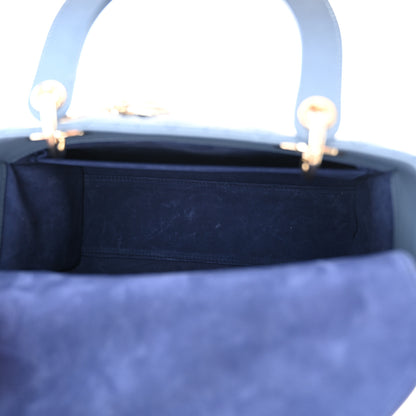 Christian Dior Lambskin Cannage Gradient Medium Lady Dior Blue 5 of 10