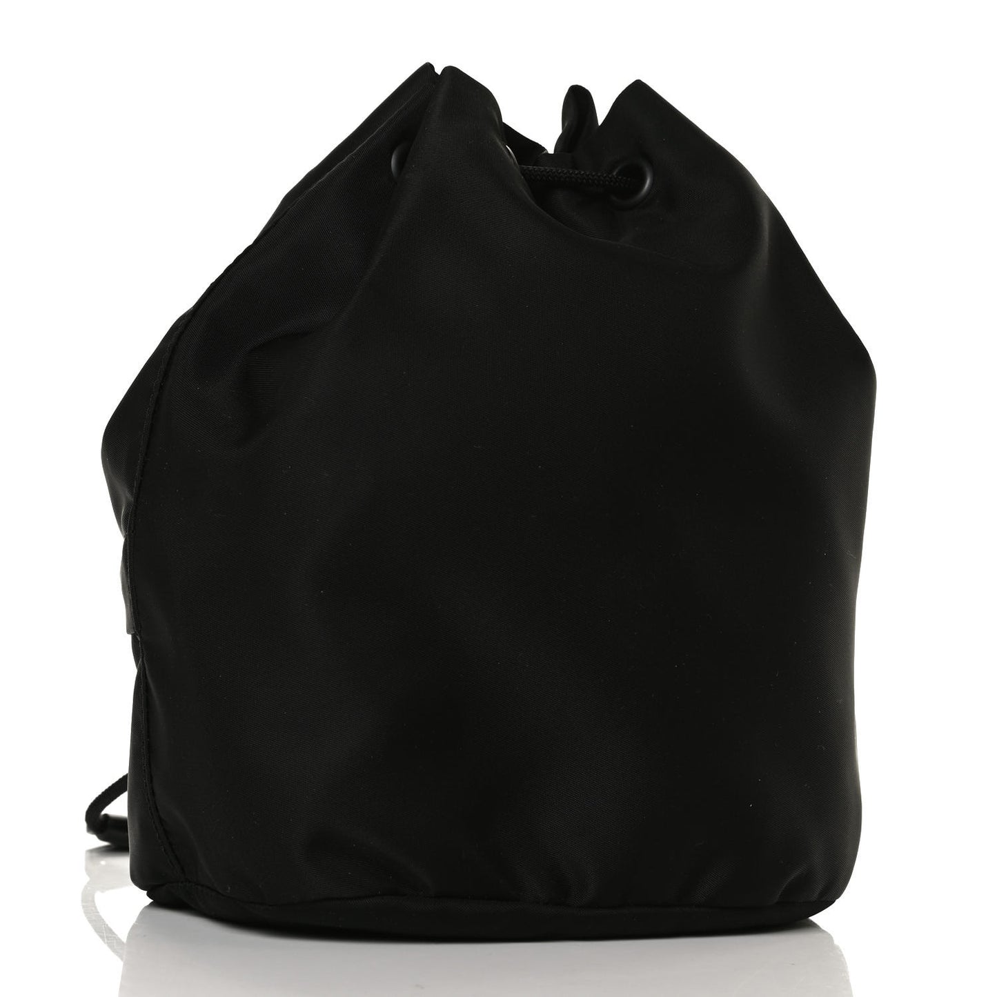 Econyl Logo Print Drawcord Pouch Black
