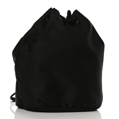 Burberry Econyl Logo Print Drawcord Pouch Black 3 of 11