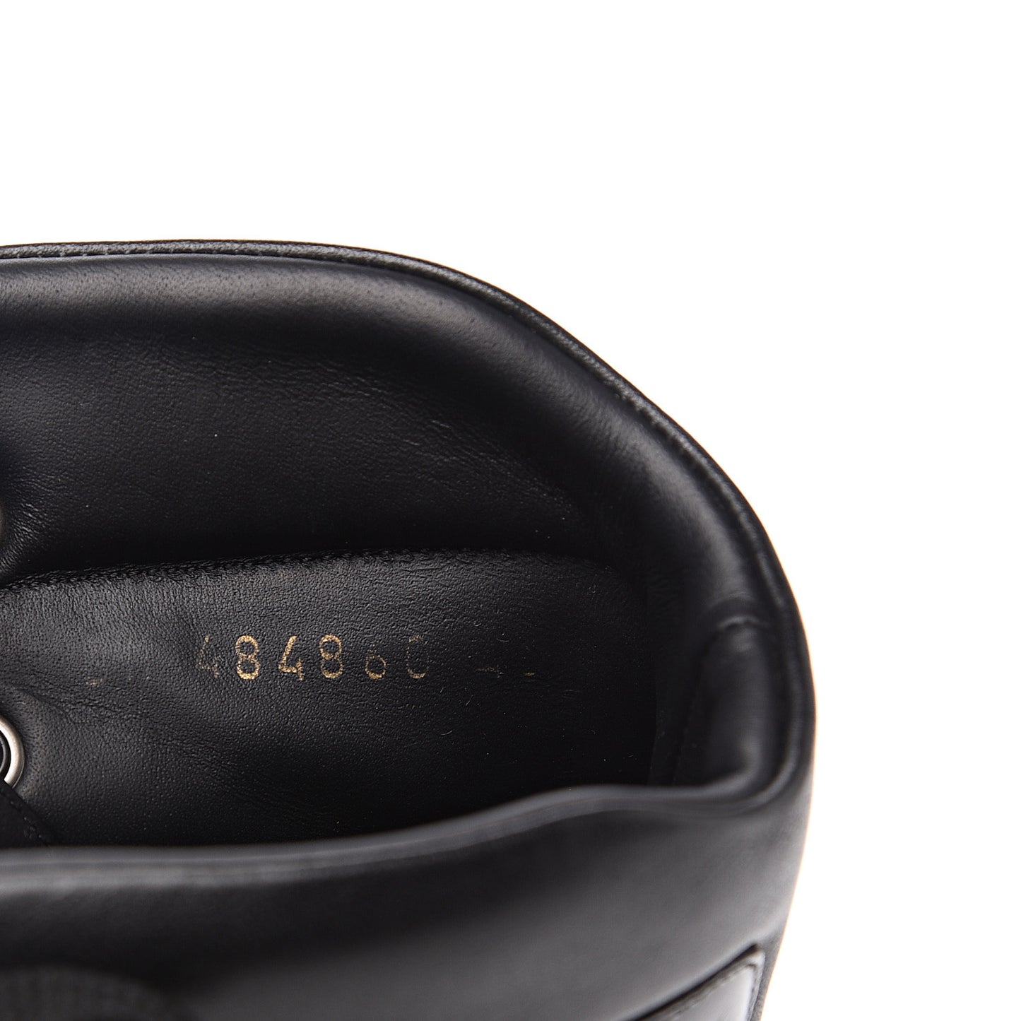 Calfskin William Double-Laced Boot 40.5 Black