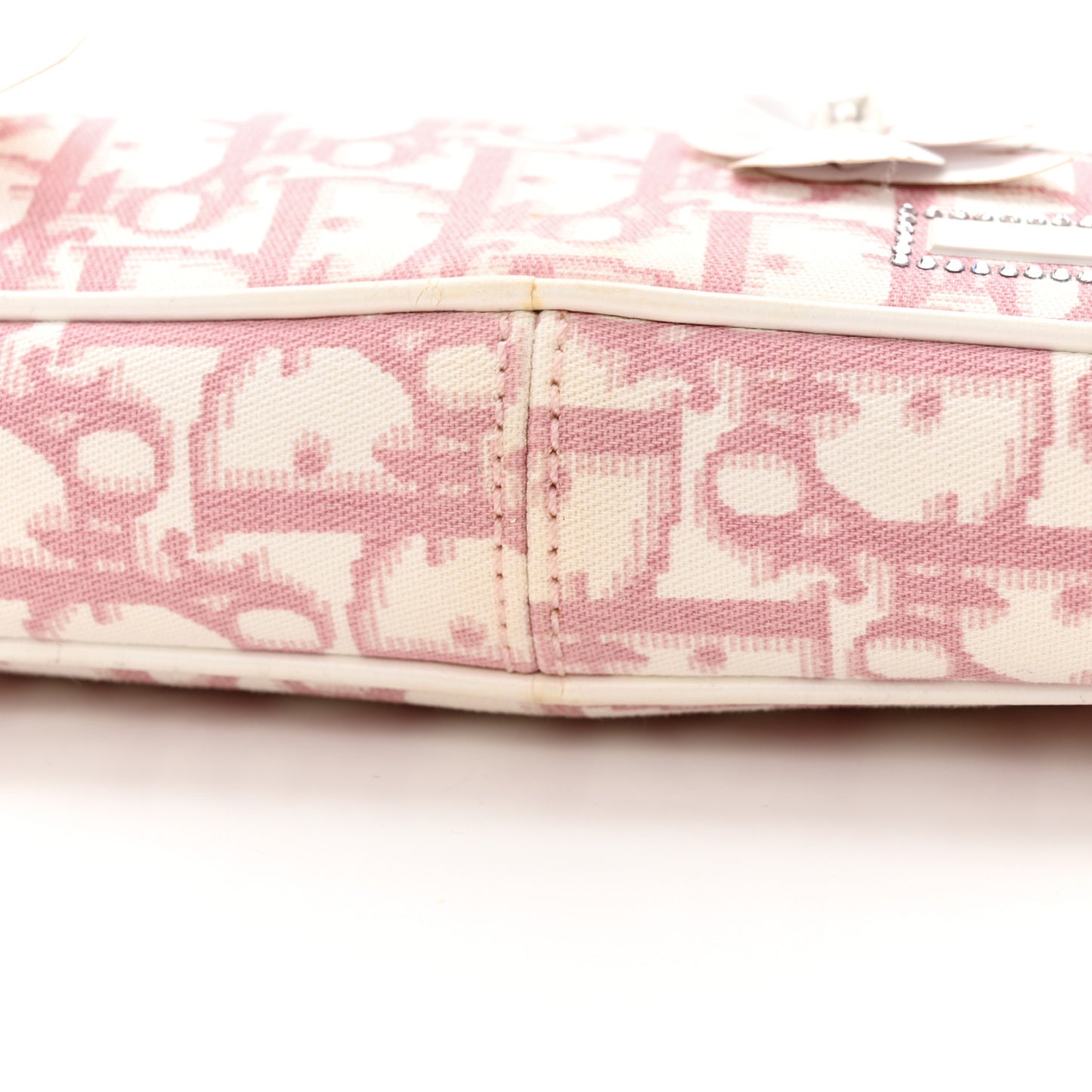 CHRISTIAN DIOR Monogram Girly Pochette Pink