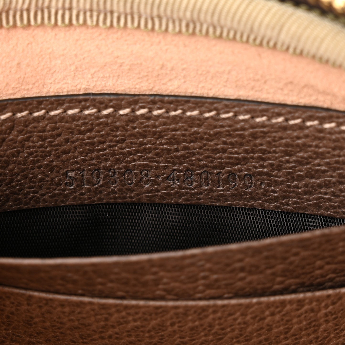 GG Supreme Monogram Ophidia Belted iPhone Case 95 38 Dark Brown