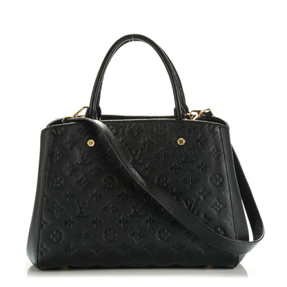 Louis Vuitton Empreinte Montaigne MM Black 10 of 18