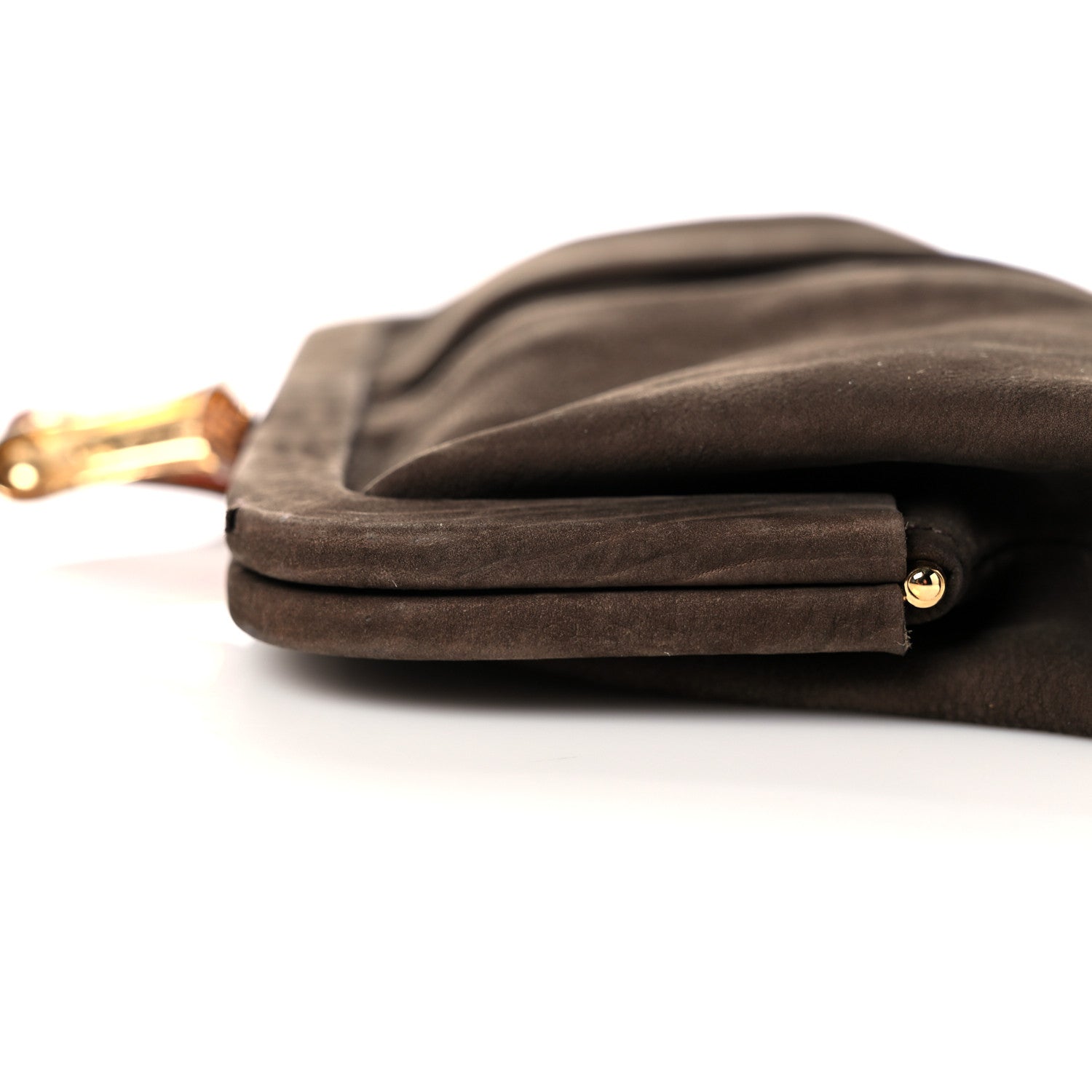Christian Louboutin Suede Miss Loubi Clutch Clutch Brown 13 of 15