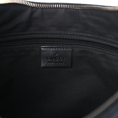 Gucci Crystal Monogram Medium Half Moon Hobo Black 6 of 9