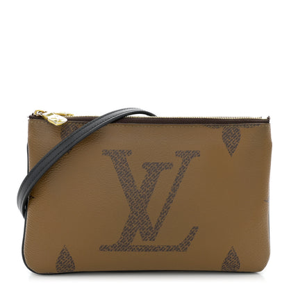 Louis Vuitton Reverse Monogram Giant Double Zip Pochette 1 of 11