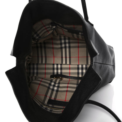 Burberry London Grainy Calfskin Medium Baynard Tote Black 5 of 14