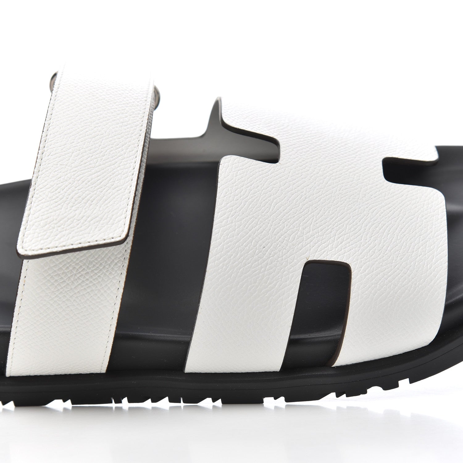 Hermes Epsom Mens Chypre Sandals 43 White 12 of 17
