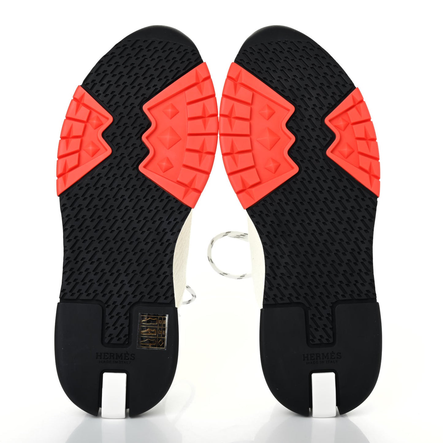 Perforated Calfskin Goatskin Bi-Color Womens C-Addict Sneakers 38 White Multicolor