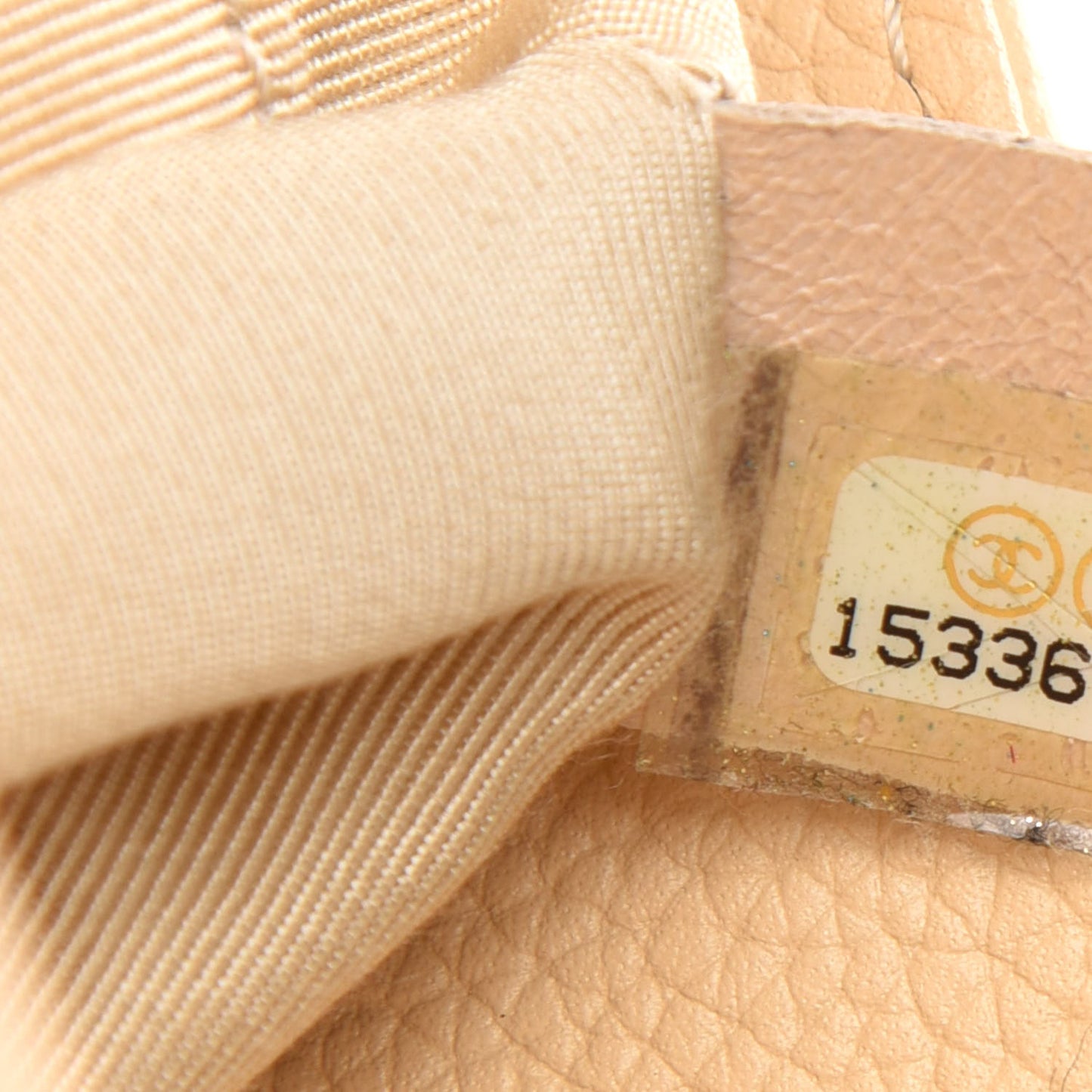 Calfskin Cerf Executive Shopper Tote Beige Clair