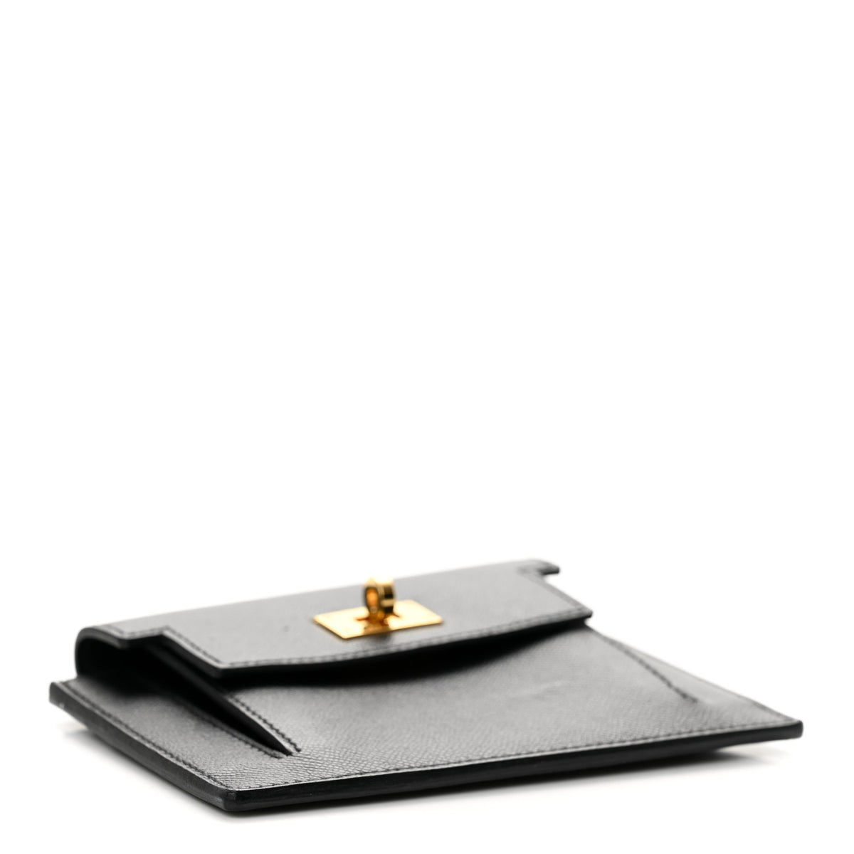 Hermes Epsom Kelly Pocket Compact Wallet Black 4 of 11