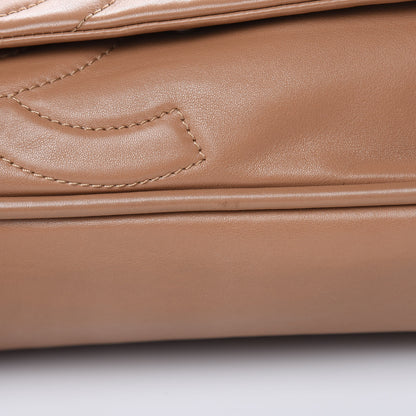 Chanel Calfskin Diagonal Ligne Flap Beige 10 of 11