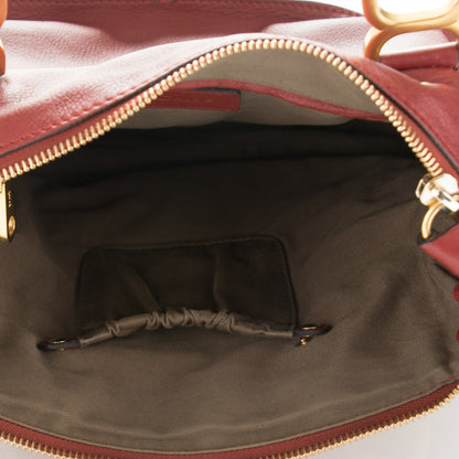 Chloe Calfskin Medium Marcie Satchel Garnet 5 of 7