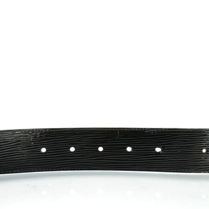 Louis Vuitton Epi Electric 40mm LV Initiales Belt 90 36 Black 3 of 10
