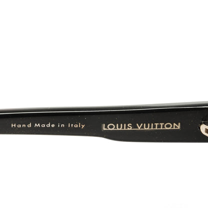 Louis Vuitton Acetate Hortensia Sunglasses Z0485W Black Glitter 4 of 6
