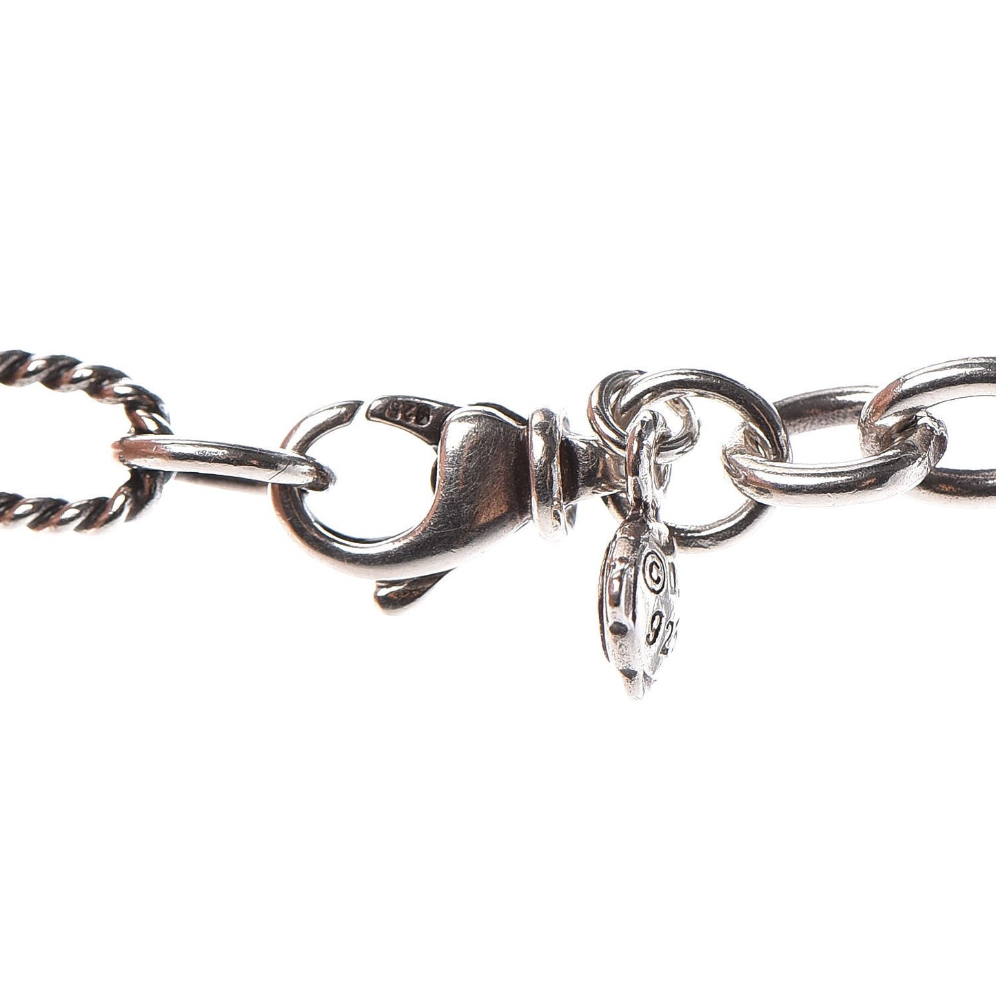 Sterling Silver Pearl Cable Figaro Chain Necklace