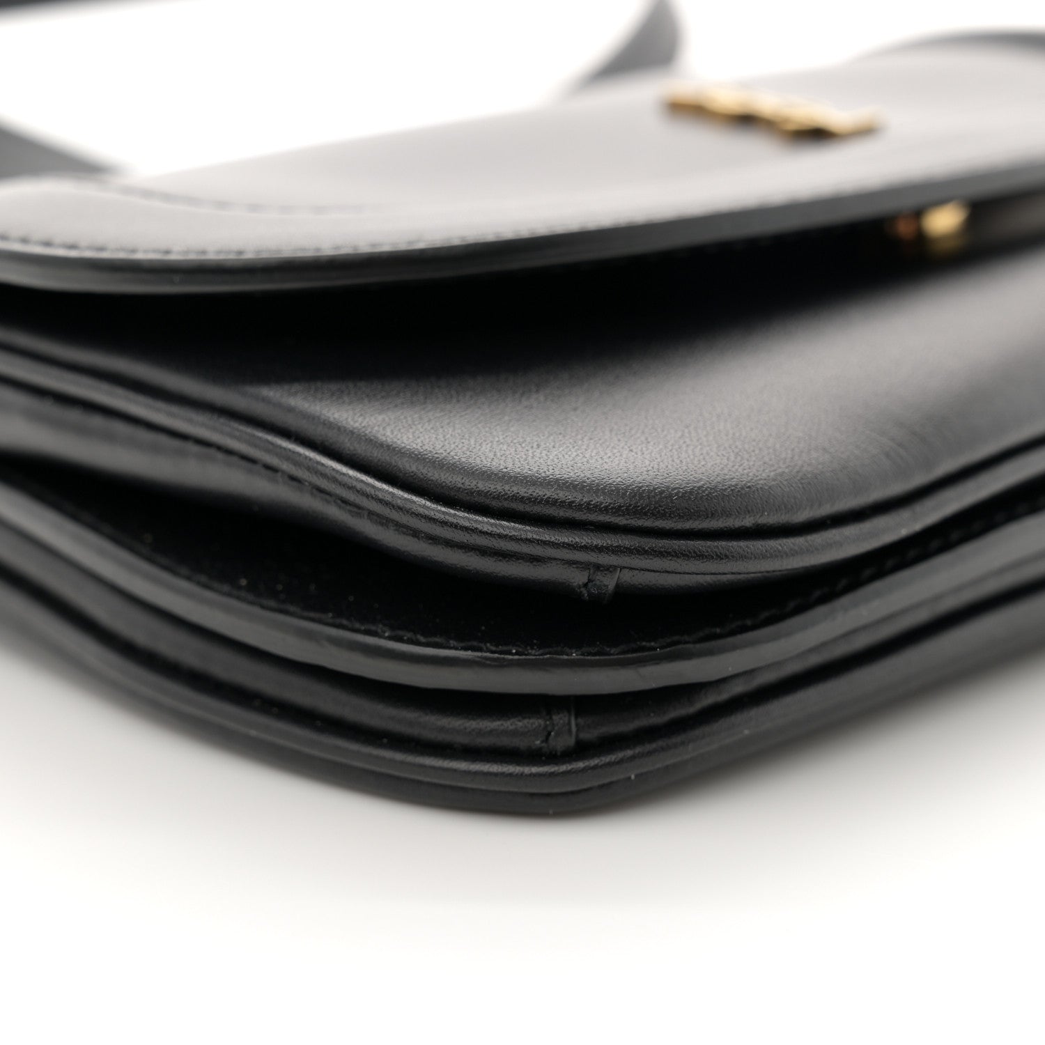 Saint Laurent Smooth Calfskin Small Charlie Shoulder Bag Black 9 of 12