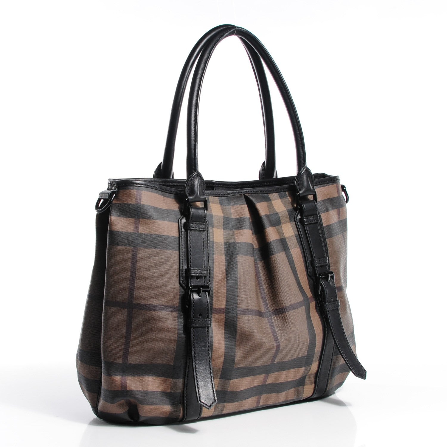 Burberry Smoked Check Northfield Tote Black 3 of 8
