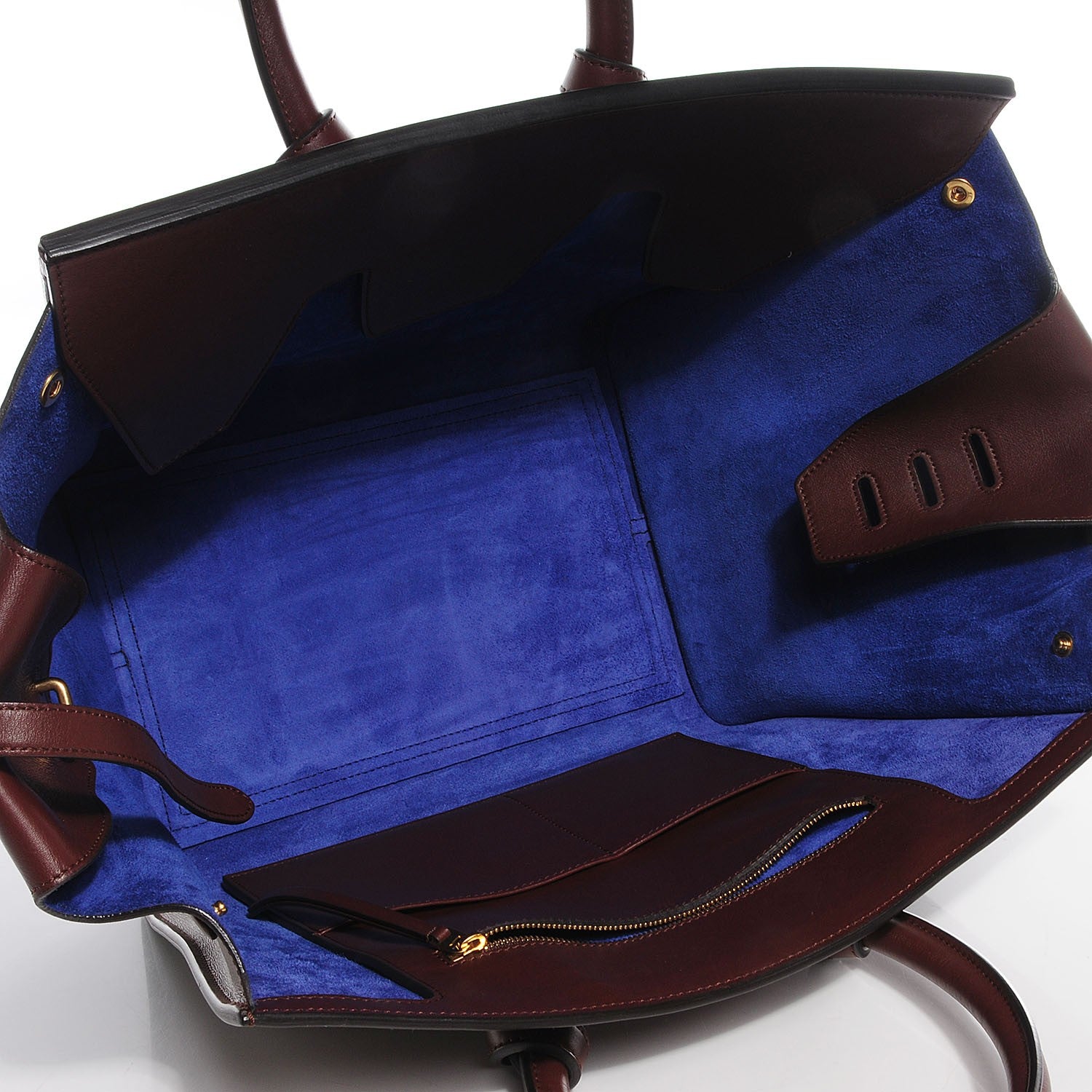 Celine Natural Calfskin Small Tie Knot Tote Chocolate 5 of 8