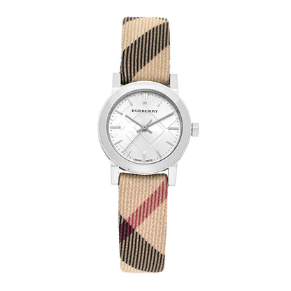 Burberry Stainless Steel Calfskin 26mm Nova Check Quartz Watch BU9212 1 of 5