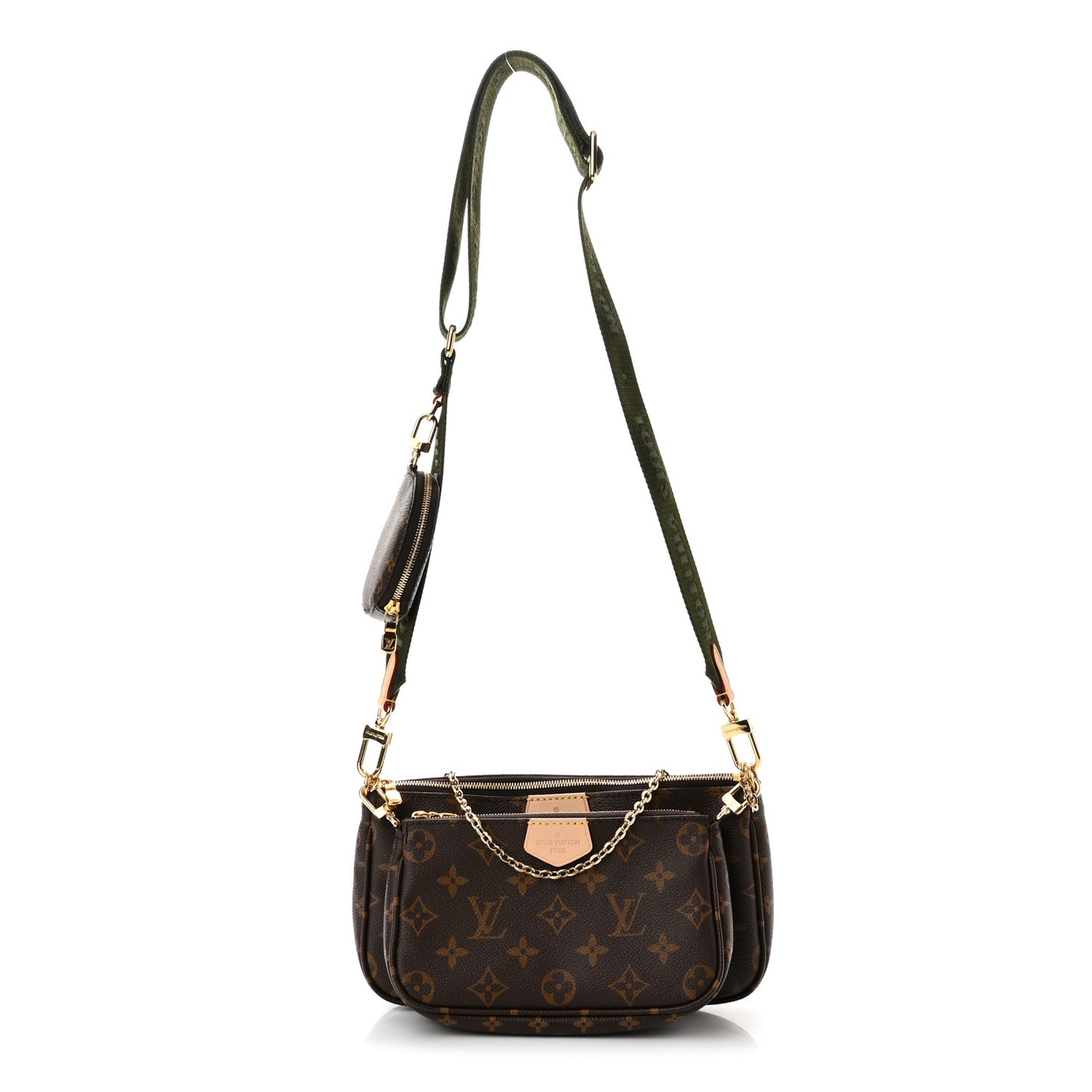 Monogram Multi Pochette Accessories Kaki