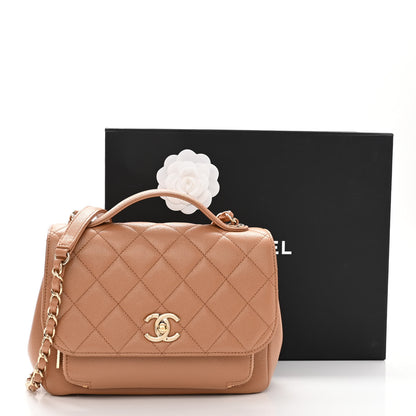 Chanel Caviar Quilted Medium Business Affinity Flap Brown 12 of 12