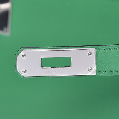 Hermes Swift Kelly Cut Clutch Pochette Bambou 11 of 17