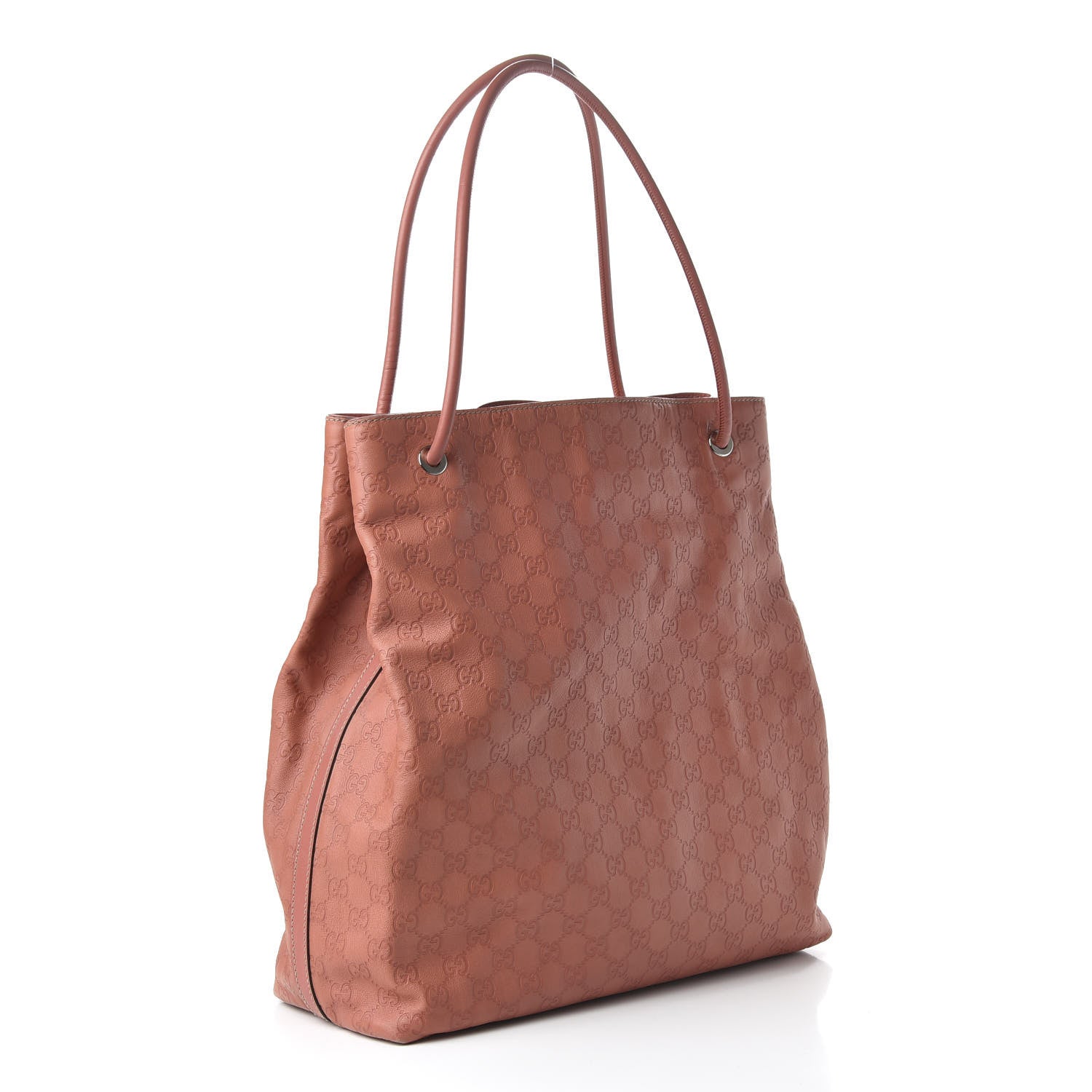 Gucci Guccissima Large Gifford Shopping Tote Soft Pink 3 of 10