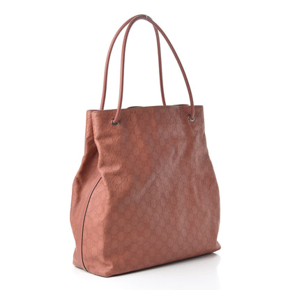 Gucci Guccissima Large Gifford Shopping Tote Soft Pink 3 of 10