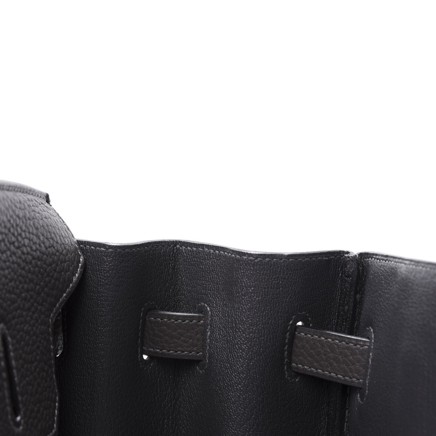 Hermes Taurillon Clemence Birkin 35 Graphite 14 of 33