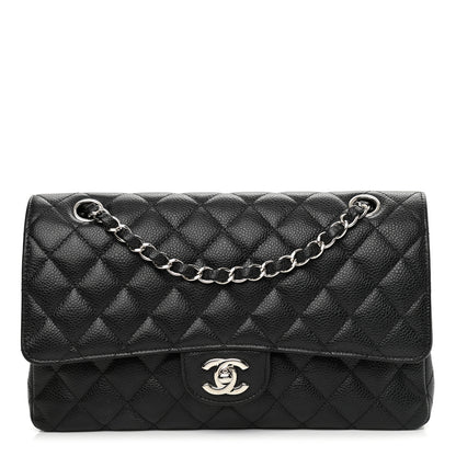 Chanel Caviar Quilted Medium Double Flap Black 1 of 9