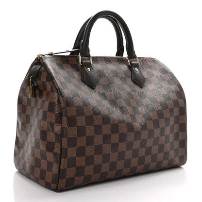 Louis Vuitton Damier Ebene Speedy 30 3 of 11