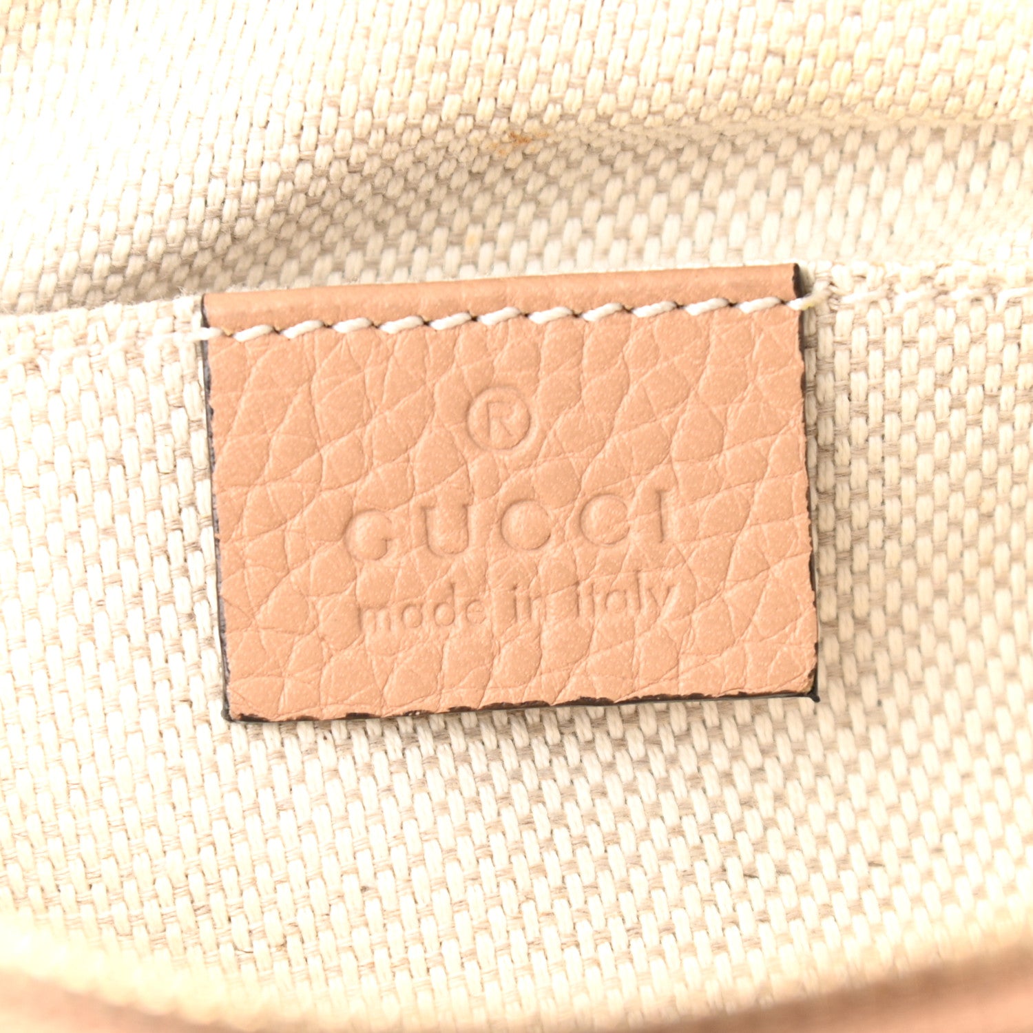 Gucci Pebbled Calfskin Small Soho Disco Bag Camelia 6 of 11