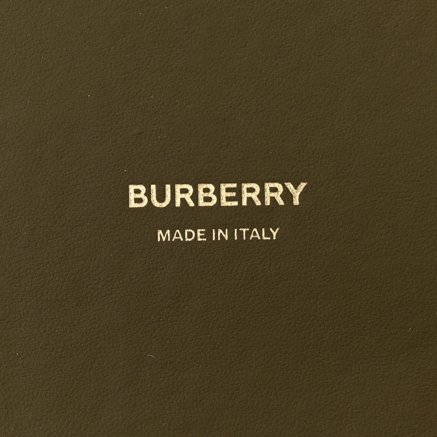 Burberry Cotton Check Small London Tote Bag Olive Green 7 of 10