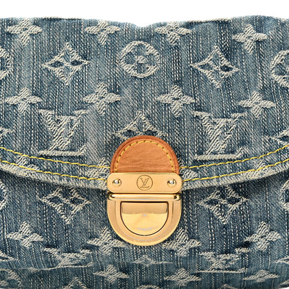 Louis Vuitton Monogram Denim Mini Pleaty Blue 8 of 10