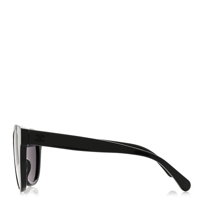 Chanel Acetate CC Butterfly Sunglasses 5414-A Black 3 of 8