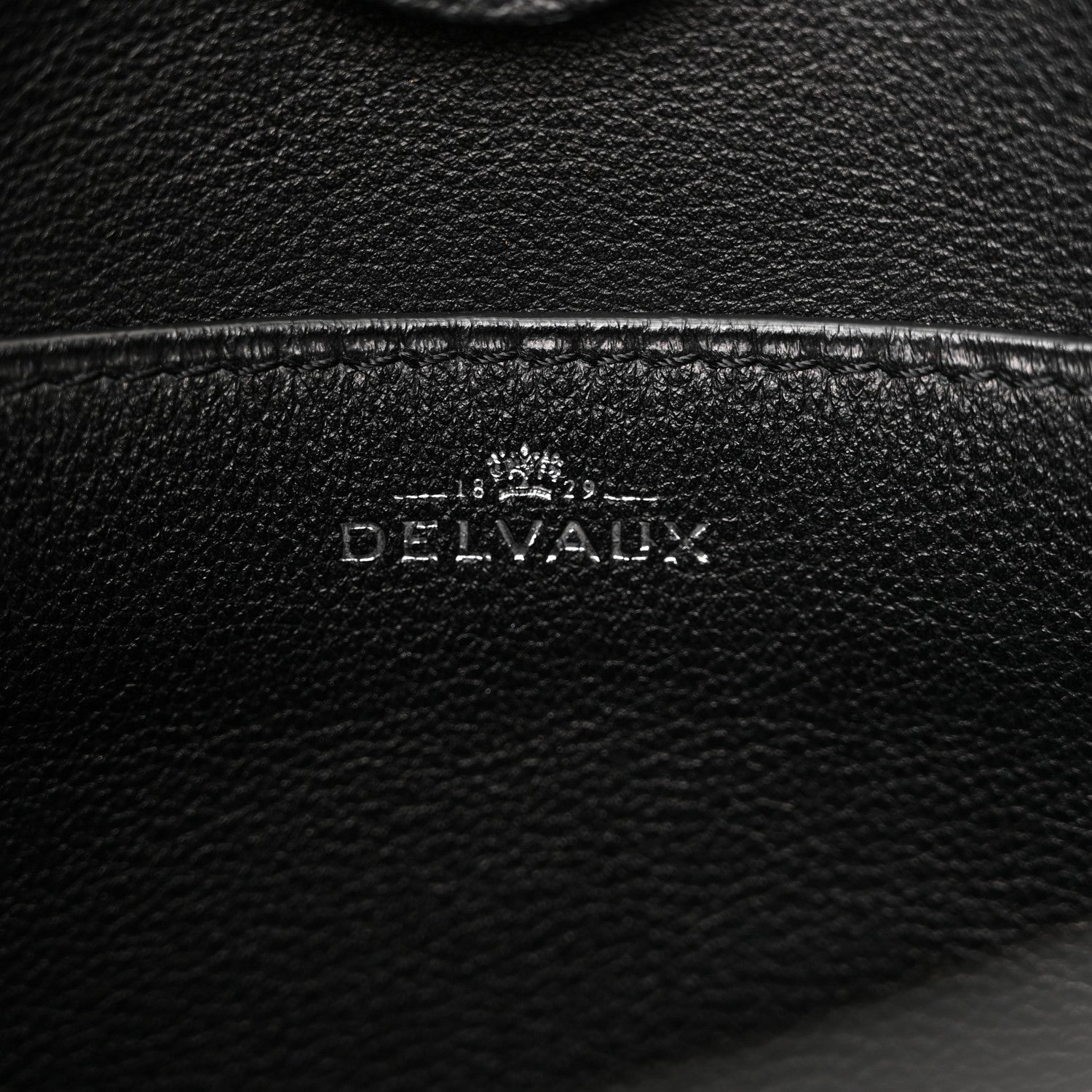 Delvaux Calfskin Mini Pin Allure Bucket Black 6 of 9