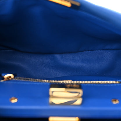 Fendi Nappa Mini Peekaboo Iconic Satchel Bleuette 5 of 12