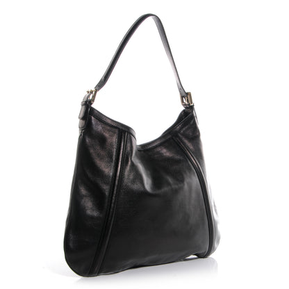 Gucci Leather GG Britt Hobo Black 3 of 7