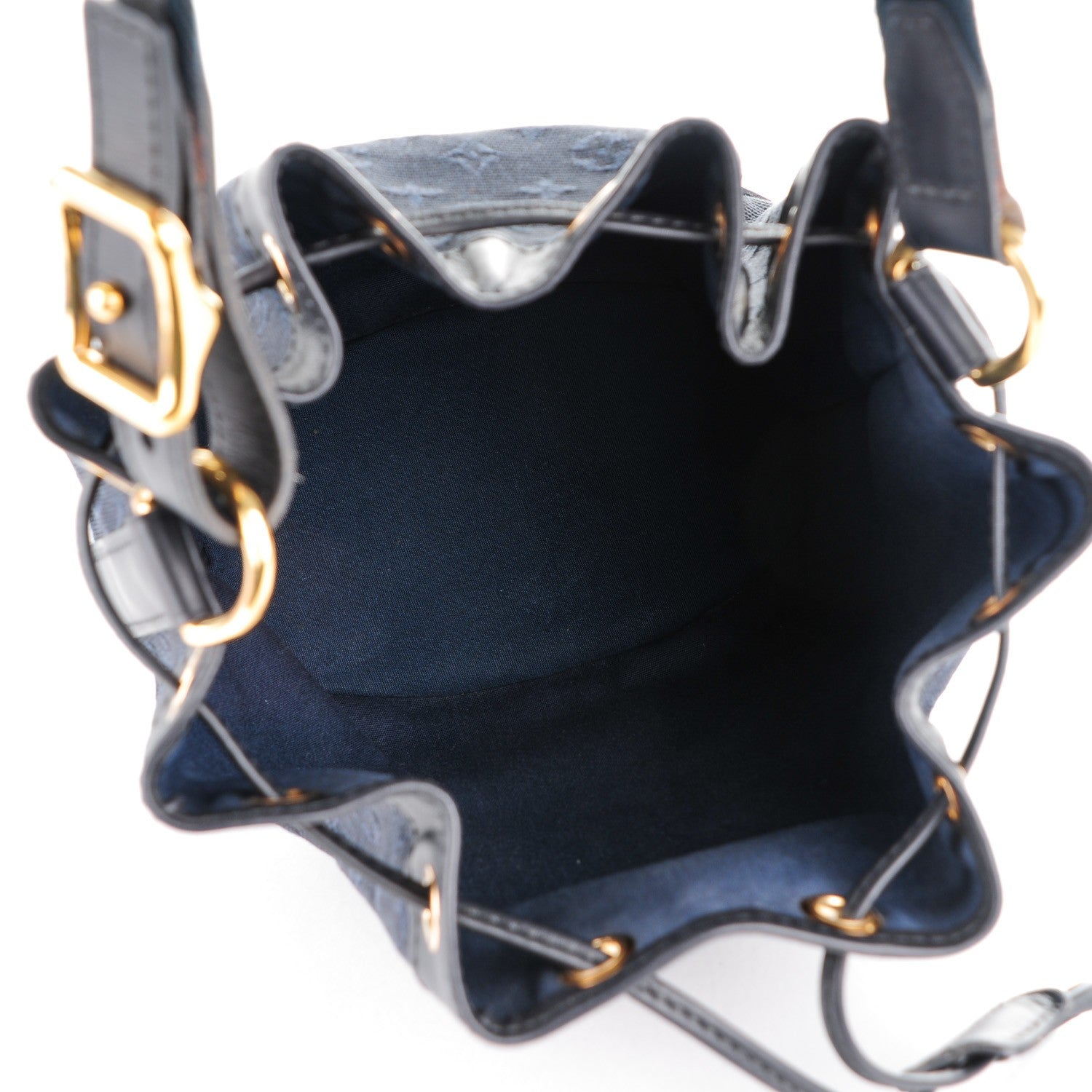 Louis Vuitton Mini Monogram Noelie Blue 5 of 8