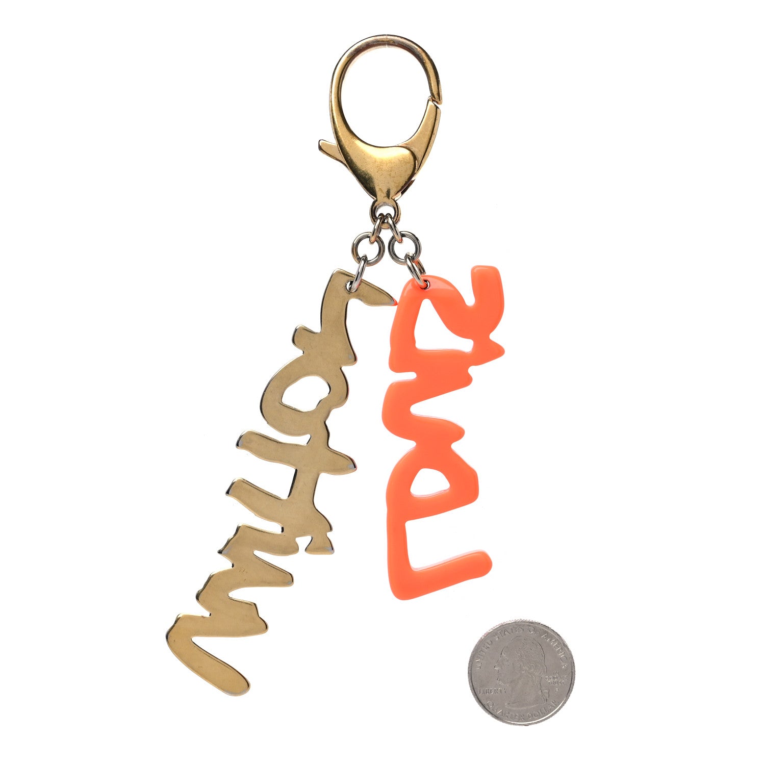 Louis Vuitton Graffiti Bag Charm Orange 2 of 3