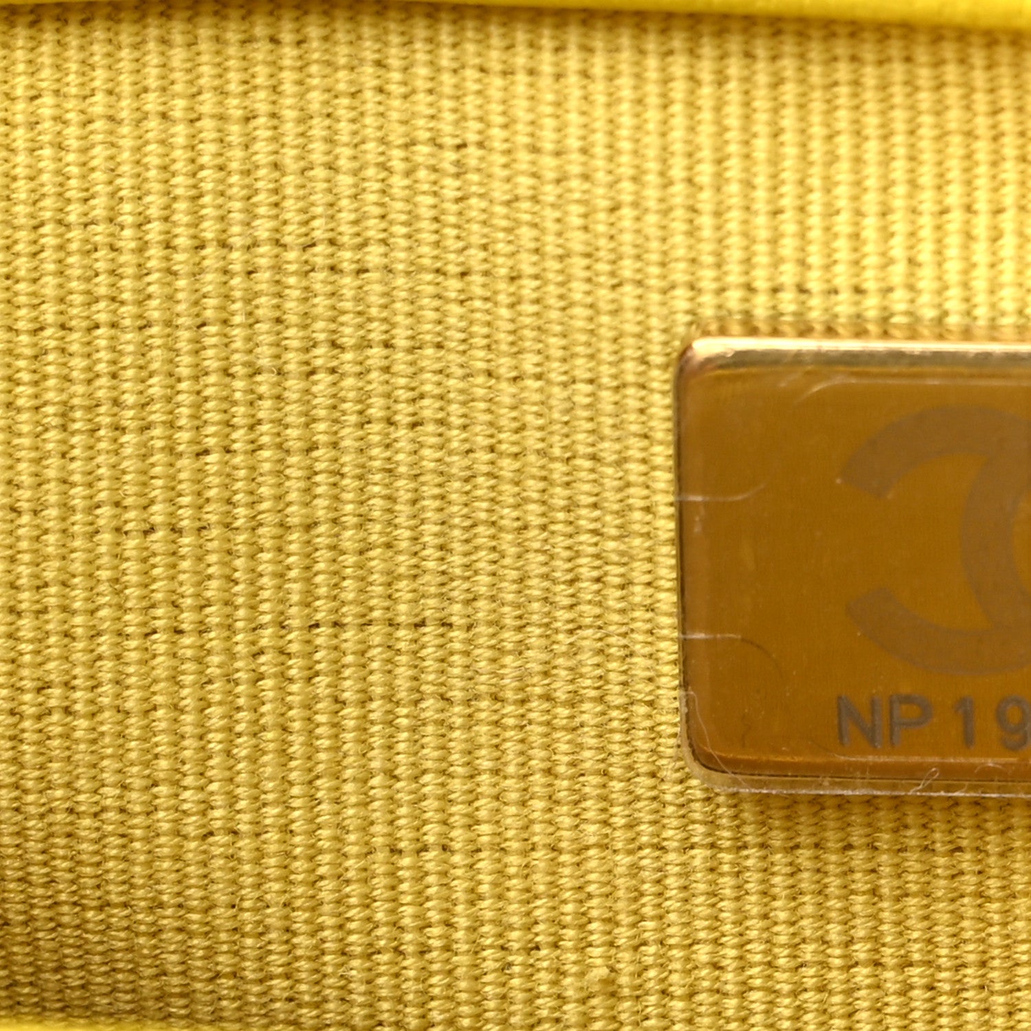 Chanel Lambskin Metal Quilted Mini Top Handle Square Flap Yellow 7 of 10