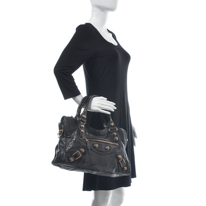 Balenciaga Agneau Giant 21 Rose Gold Hardware City Black 3 of 8