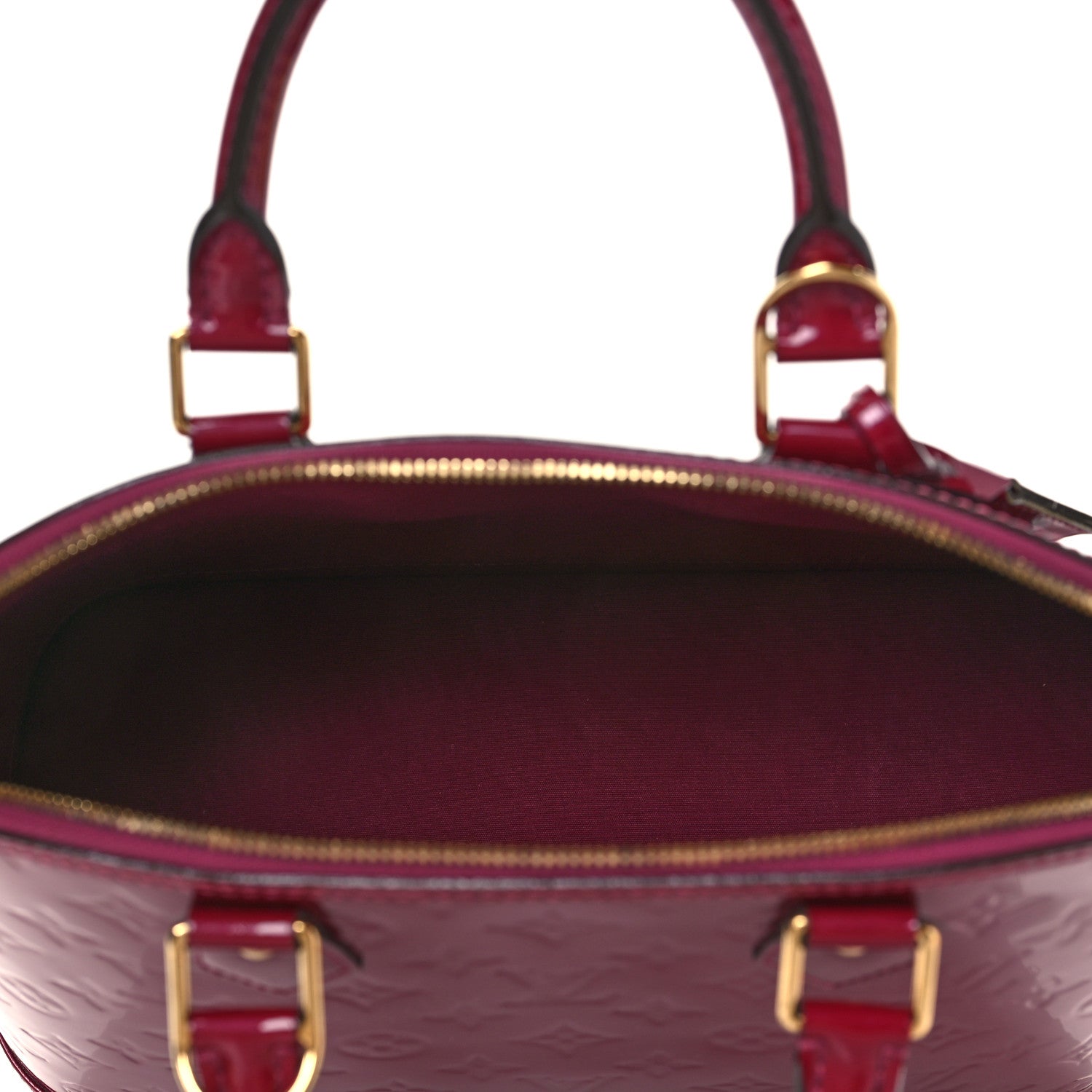 Louis Vuitton Vernis Alma PM Magenta 5 of 11