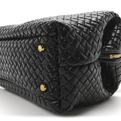 Bottega Veneta Nappa Intrecciato Medium Bauletto Black Black 8 of 9