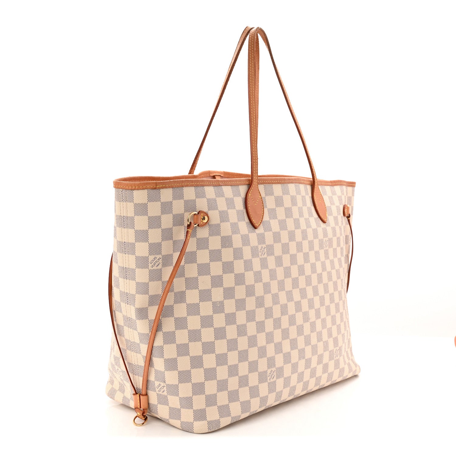 Louis Vuitton Damier Azur Neo Neverfull GM Rose Ballerine 4 of 10