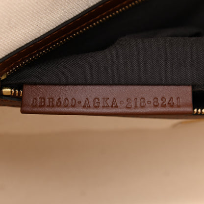 Fendi X SARA COLEMAN Canvas Vitello King Seta FF Fish Eye Embroidered Baguette Grezzo Multicolor Ghianda 8 of 11